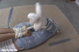 escapevideos.com - Jenny Hogtied Ball Gagged thumbnail